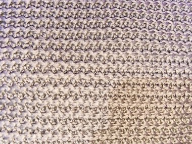 Beyaz örgü kumaş. Güzel örgü kumaş..