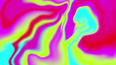 Arkaplan rengarenk dalgalar, soyut 4k ultra HD hareketler 