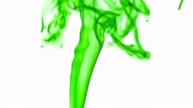 Beyaz arka plan üzerinde duman