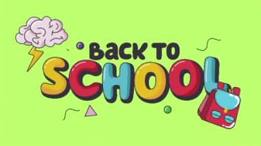 back to school vector design illustration