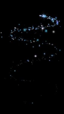 Mavi Parlak Işık dramatik ve sinematik görüntü elementini rafine et.