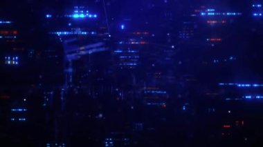 Network and technology background.