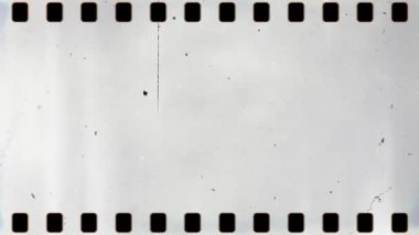 Klasik Retro Film Çerçevesi. Kara Sprocket Deliği. Sinematik Görüntü Efekti İçin.
