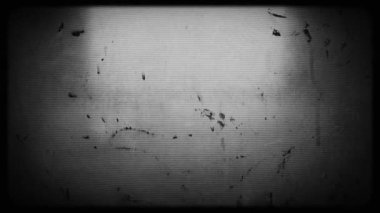 Grunge Gürültüsü Eski TV ekranı. Video Efekti. Eski sinema arkaplanı.