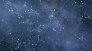 Plexus çizgisi soyut hareket Arkaplan Ağı bağlantısı.