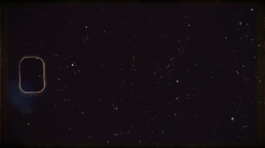 Süper 8 mm 'lik film kaplamaları. Estetik retro film çerçevesi.