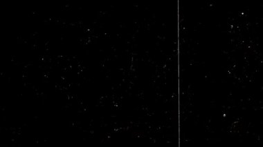 Işık film sızdırıyor. Ses, tahıl ve toz bandı Retro video efekti.