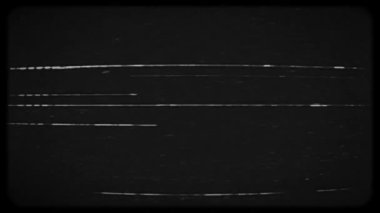 Eski Retro TV ekranı. Gürültülü film hattı. Retro Vhs ekran örtüsü.