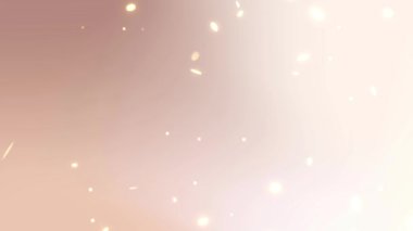 Kutlama Videosu Arkaplanı İçin Düşen Konfeti Altın Parıltısı.