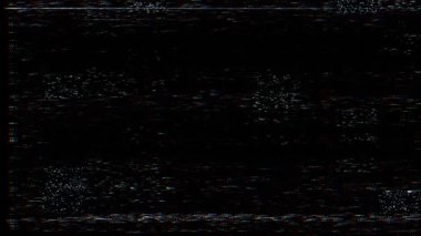 Gürültü nesneleri TV ekranı Sinyal yok, arıza efekti.