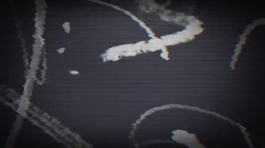 Eski Film Gürültüsü Tırmaladı Grunge Dokusunu, 8 mm Film Üstüste.