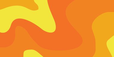 turuncu renk dalgası soyut arkaplan, tebrik kartı, afiş, poster, sosyal medya, web için vektör tasarımı.