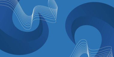 Kopyalama alanı olan mavi gradyan arkaplan. pankart, tebrik kartı, poster, kapak, web, sosyal medya için vektör tasarımı.