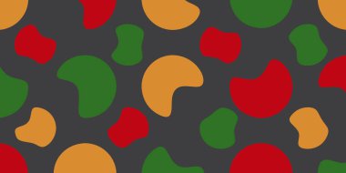 Kırmızı, Sarı, Yeşil Organik Özgeçmiş. Moda ve Modern Vektör. Banner için Tasarım, poster, Sosyal Medya, Web.