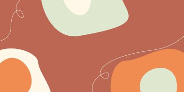 Elle çizilmiş sonbahar özeti. Projeniz için çekici tasarım.