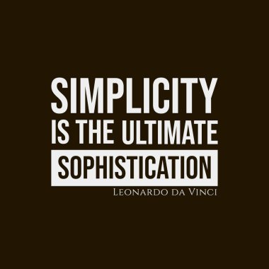 quote by Leonardo da Vinci simplicity is the ultimate sophistication