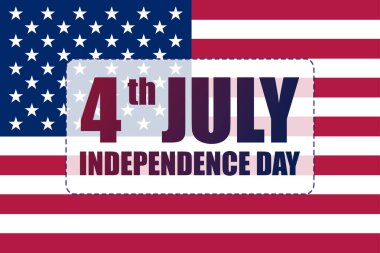 4 Temmuz Bağımsızlık Günü bayrağı