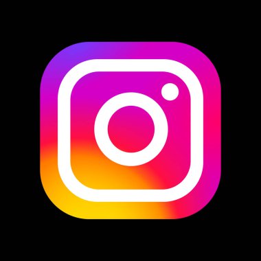 Instagram logo sanat vektörü koleksiyonu