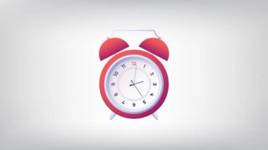 Siyah bir saatin koyu arkaplandaki 3B canlandırmasıName.