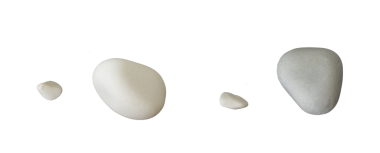 Farklı şekil ve boyutlarda beyaz taşlar. Şeffaf arkaplanda izole edilmiş. PNG biçimi kullanılabilir