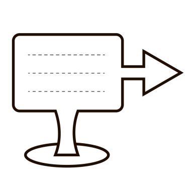 Ok işaretçisi, beyaz arkaplan üzerindeki vektör.