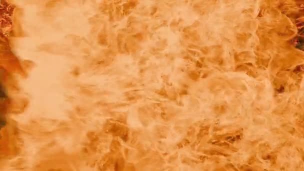 Láng Feliratkozás Szöveges Mozgás Lángok — Stock videók