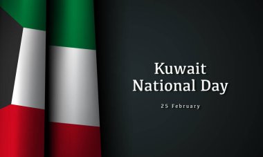 Kuwait National Day Background Design.