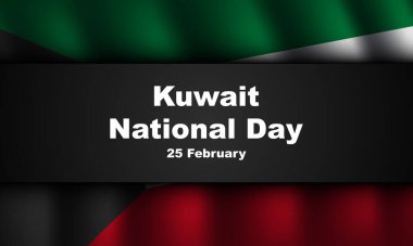 Kuwait National Day Background Design.