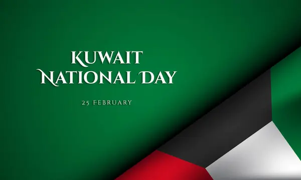 Kuwait National Day Background Design.