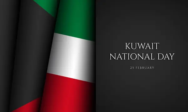 Kuwait National Day Background Design.