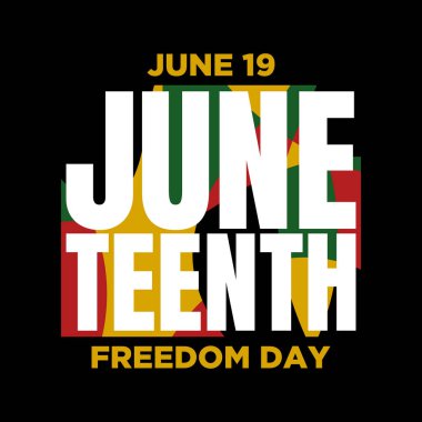 Haziran Özgürlük Günü Arkaplan Tasarımı.