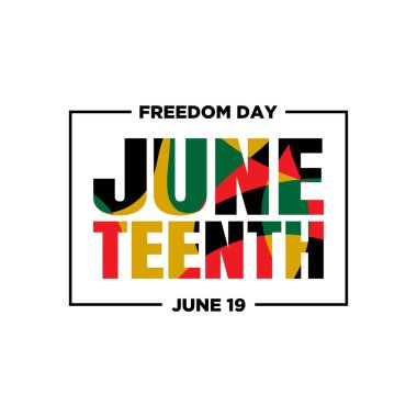 Haziran Özgürlük Günü Arkaplan Tasarımı.