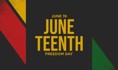 Haziran Özgürlük Günü Arkaplan Tasarımı.