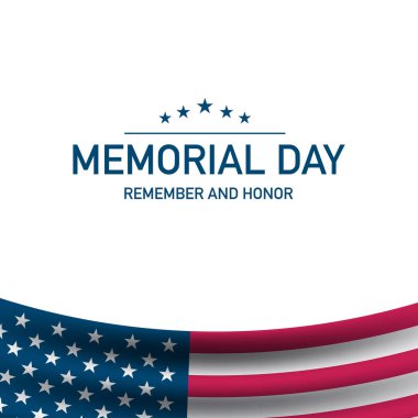 Anma Günü Şablonu Tasarımı. Tebrik kartı, afiş, poster için uygun.