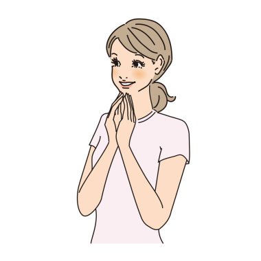 Çeşitli ifadelere sahip zarif kadın üst vücudu çeşitli ifadelere sahip stil sahibi kadın üst vücudu