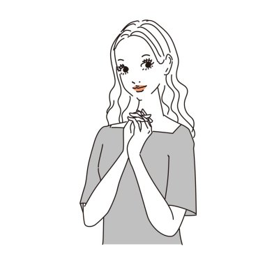 Çeşitli ifadelere sahip zarif kadın üst vücudu çeşitli ifadelere sahip stil sahibi kadın üst vücudu