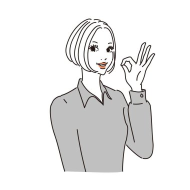 Çeşitli ifadelere sahip zarif kadın üst vücudu çeşitli ifadelere sahip stil sahibi kadın üst vücudu