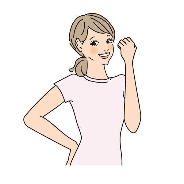 Çeşitli ifadelere sahip zarif kadın üst vücudu çeşitli ifadelere sahip stil sahibi kadın üst vücudu