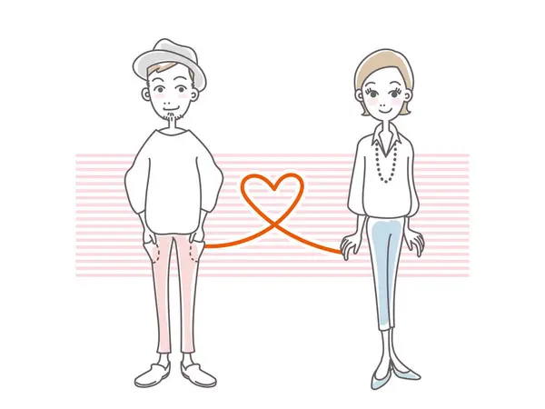 Aşkın çeşitli şekilleri, mutlu eşler.