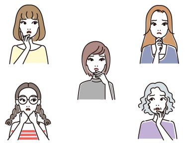 Kadınlar için çeşitli ifadeler