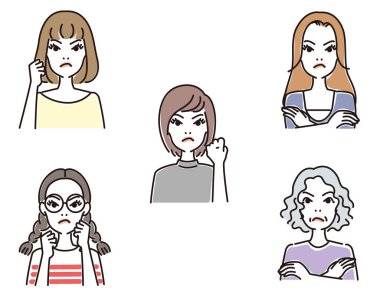 Kadınlar için çeşitli ifadeler