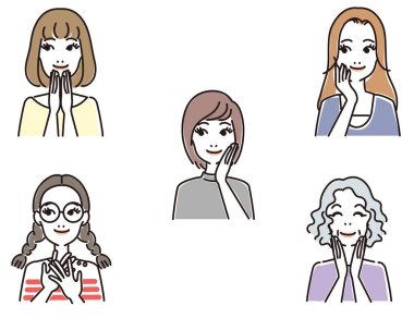 Kadınlar için çeşitli ifadeler