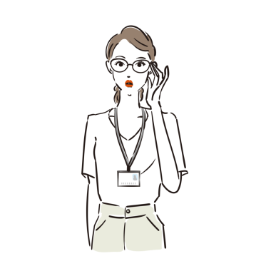 Gözlüklü havalı bir iş kadını.