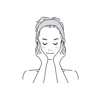 Cildine özen gösteren havalı bir adam.