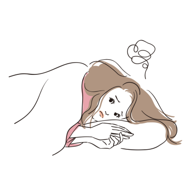 O kadar çok endişesi olan bir kadın ki uyuyamıyor.