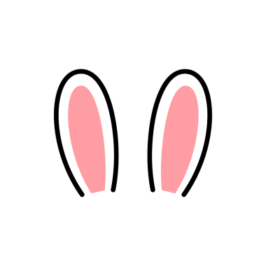 Temiz Paskalya Tavşanı Tasviri