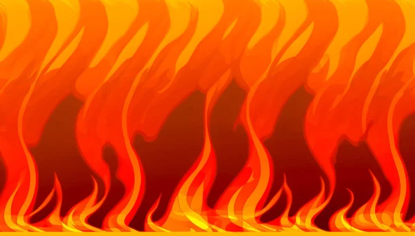 Vuur Het Bos Felle Vlammen Het Element Van Vuur — Stockfoto