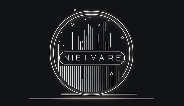 Kreatywne Czarne Abstrakcyjne Stylowe Logo Dla Baru Klubu Nocnego — Zdjęcie stockowe