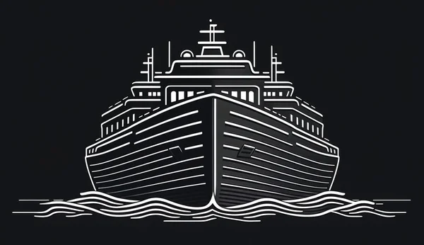 항해용 설계를 엠블렘 — 스톡 사진