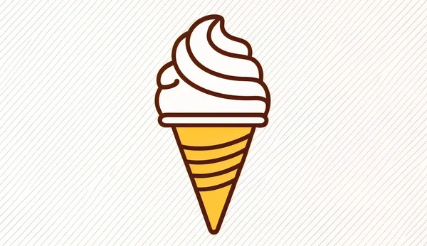 아이스크림 창조적 비즈니스를 디자인 — 스톡 사진